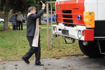 Slávnostné odovzdávanie hasičského vozidla 25.10.2011 Slávnostné odovzdávanie hasičského vozidla 25.10.2011